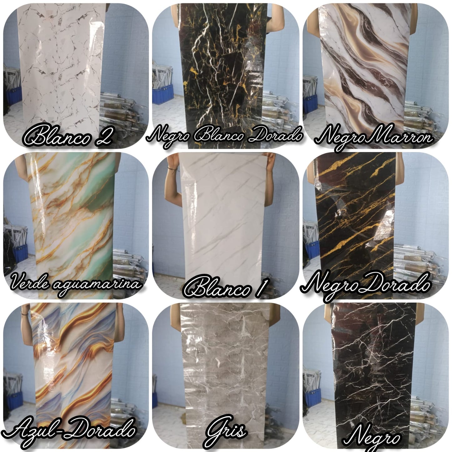 Papel Mármol adhesivo