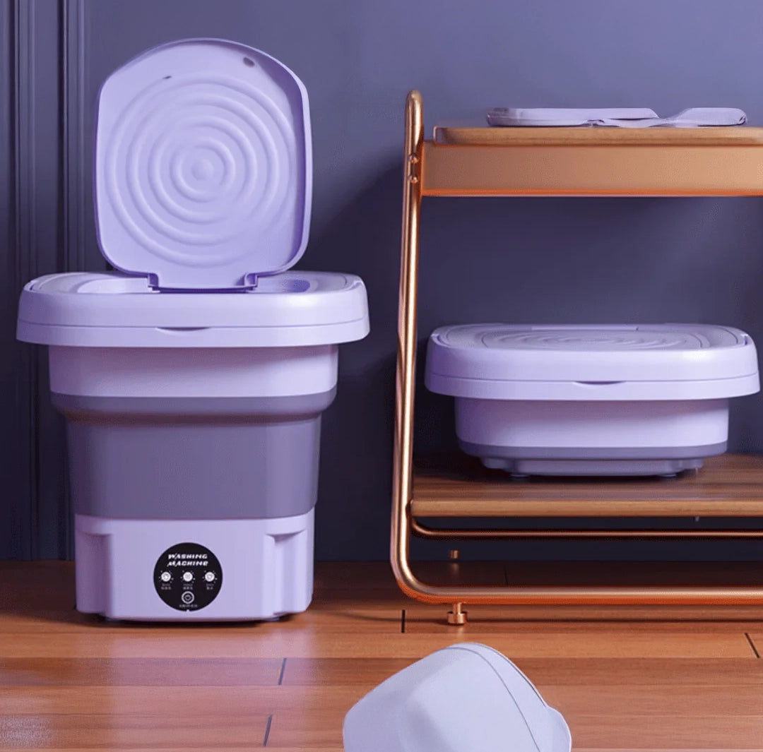 Mini Lavadora Plegable Portátil