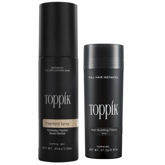 KIT: Fibras capilares de queratina + Fijador - Toppik